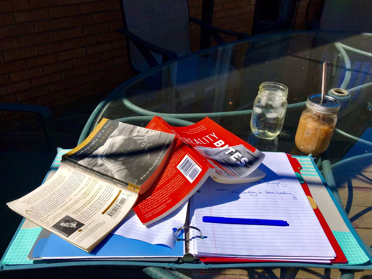 neiley_wordnerd's tweet photo. Writing a textbook chapter on truth as a “moving target” and remembering that academia is exceptionally pleasant in the sun. #education #highereducation #creativesources @uOttawaEdu @ChamplainEdu https://t.co/USVHJZ4I9T