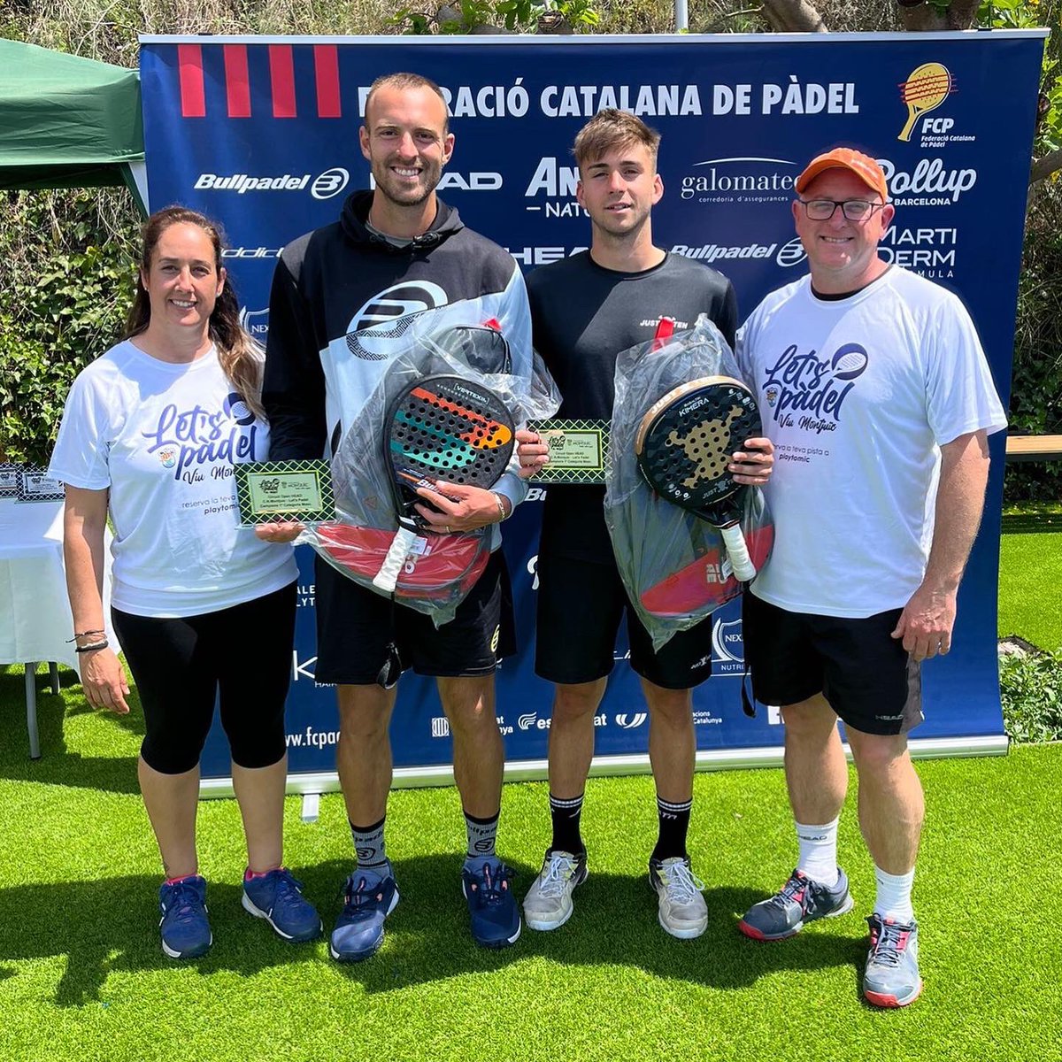FCatalanaPadel's tweet photo. 🔝 MONNÉ - FLORENSA  S’EMPORTEN LA PROVA DE CIRCUIT OPEN  HEAD DEL CLUB NATACIÓ MONTJUÏC
 🏆 Circuit Open @HEAD_PADEL #OpenFCP 📆 De l’1 al 8 de maig 📍 @CN_Montjuic 

Coneix el nom dels campions/es i finalistes.
➡️ https://t.co/fak8Bg5ZDZ

#Pàdel #Català #Competició https://t.co/ygf6AkS0nr