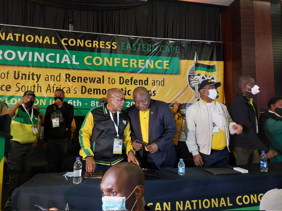 ewnreporter's tweet image. President Cyril Ramaphosa has made his inside the plenary venue.