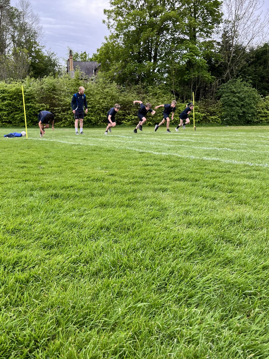 ncgspe's tweet photo. First athletics club of the year tonight’s at the games field. Tonight’s focus has been on sprinting. https://t.co/Q52gJgHe3c