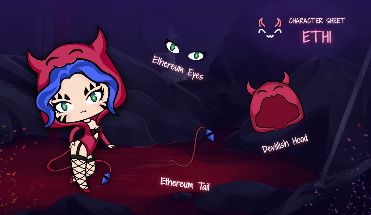 badgfproject's tweet photo. Ethi's Art contest! 😈

Ethi feels she's been lacking attention lately... So she's put out a bounty if YOU get creative for her!

Theme: Draw Ethi in your style!
Prize: 0.2 ETH
Deadline: May 23th

To enter:
Post using #ethifanart 
Tag @badgfproject 

🔥 GL Sinners!
#artcontest https://t.co/jPWqTohEaz