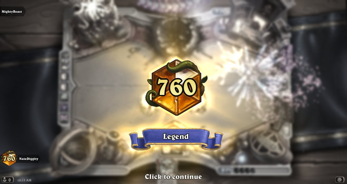 NateDiggity7's tweet photo. Hit Legend on NA Wild Ladder. Grinded to Diamond 2 with Shadow Priest but had to switch to Inner Fire Priest to finish off my run. Nerub'ar Weblord seems like the best card in the format right now. #hearthstone https://t.co/jGoMRU96DY