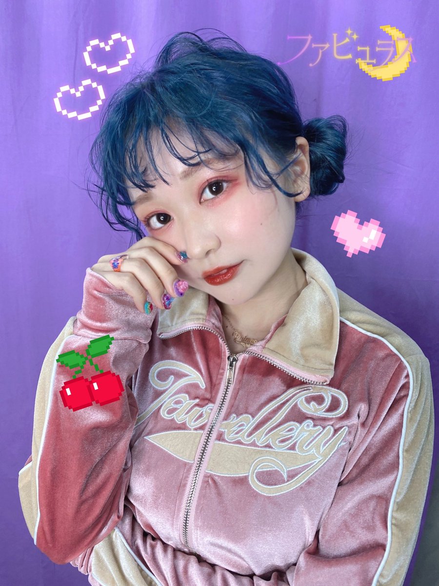 torule_ami's tweet photo. この間青髪にした時の📸 https://t.co/g7ujTZVVhh
