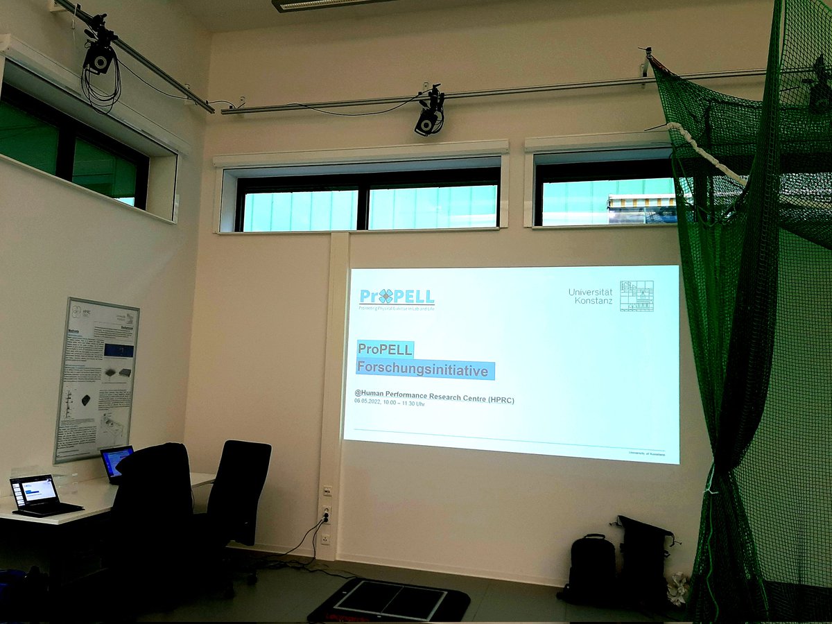FischerUrsula01's tweet photo. Last Friday the #ProPELL team visited the Human Performance Research Lab, where @MBieleke presented the progress and next steps of this great project promoting physical exercise. It was great seeing everyone in person. Also thanks to @HPRC10 and @BarzykPhilipp for the lab tour! https://t.co/aNDpigAsUG