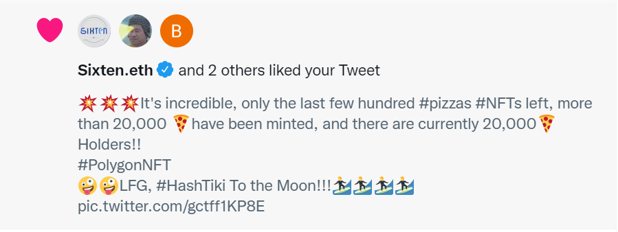 hashtiki's tweet photo. 🥳🥳🥰Big thanks to @Brian_Sixten @alemaglietti @DaoSwapGlobal @coin98_wallet supports!

The community is growing fast, we'll be waiting for u at #HashTiki Amusement Park!!!❤️❤️ https://t.co/vzG48Shdac