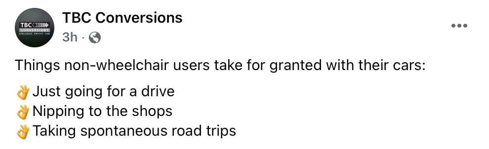 IAmTheRaspberry's tweet photo. Just read this out loud to my wife, but added 'Dogging' to the list, she was "WHAT, they haven't put that have they?" 😆
#iamtheraspberry #disabledvehicle
#disabilityrights #disabilityhumour https://t.co/bi8WVtH6Dn