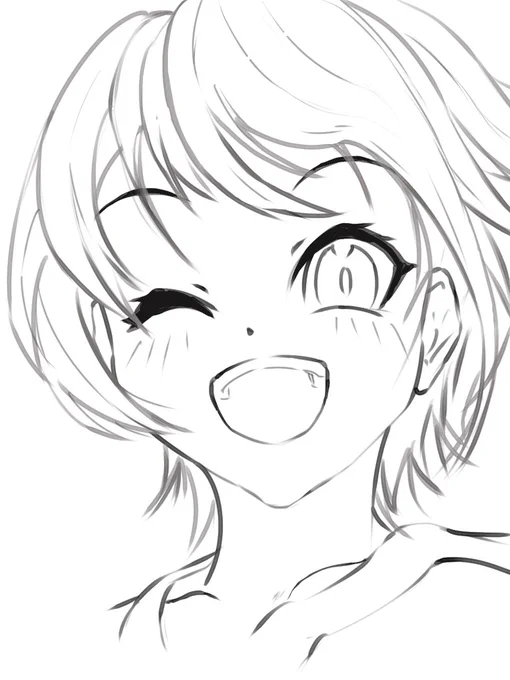 筆ペン線画、好きかもしれない
練習しよ・・・ 
