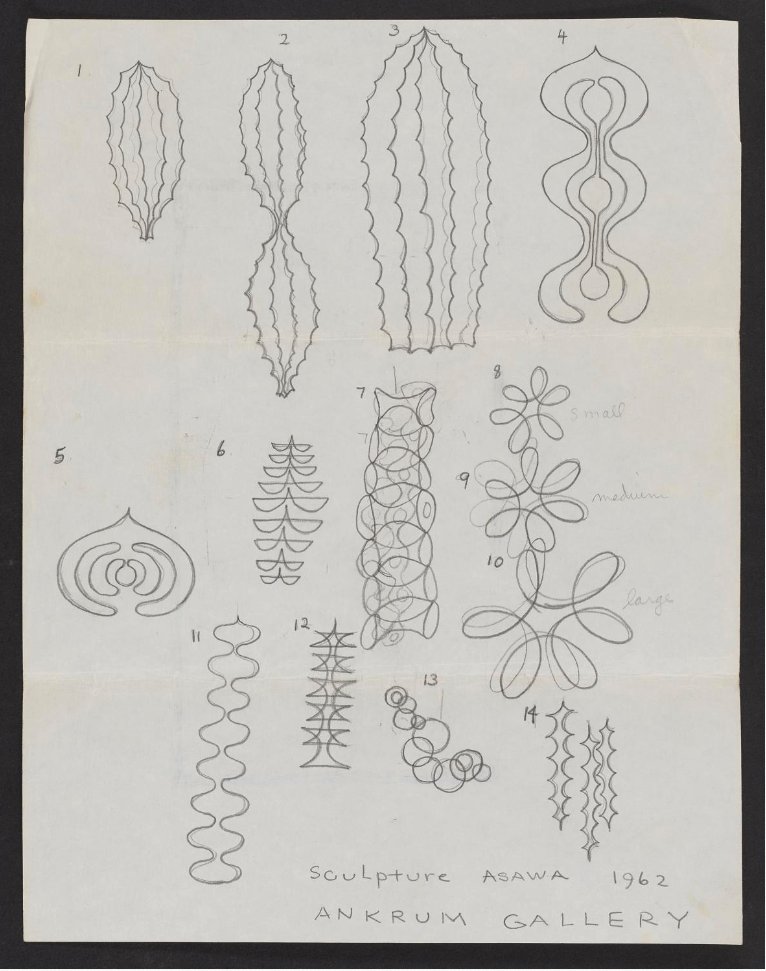 Japanese-American sculptor and arts education advocate, Ruth Asawa earned prominence in the 20th-century modern art world with her elegant and complex looped-wire sculptures. Take a peek at her process in transcribed records from <a href="/ArchivesAmerArt/">ArchivesAmericanArt</a>: transcription.si.edu/project/38035 #AAPIHM