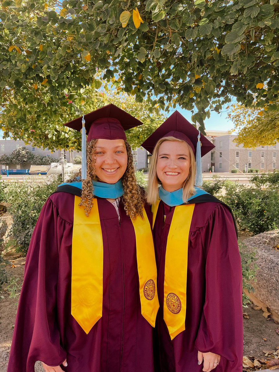 thecarrottline's tweet photo. Hey look ma, we made it #asu #ASUgrad #marylou #MLFTC #sundevils https://t.co/ybOXueFoVm