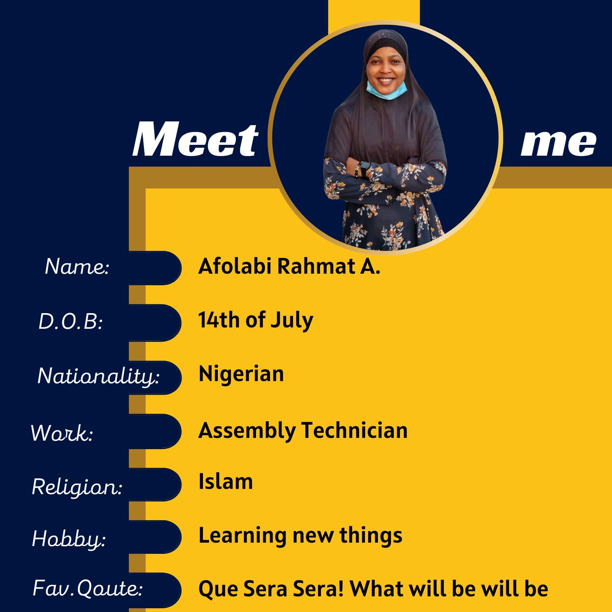 AfolabiRahmatA1's tweet photo. It has been a week since we started the Canva class and our practical started yesterday, I am excited about this Canva Mastery Course
#MyCanvaFirstDesign
#CanvaMastery
#SkillsetNG
#AdeyemiOdubiyi
#CanvaPro https://t.co/nNXUbh246u