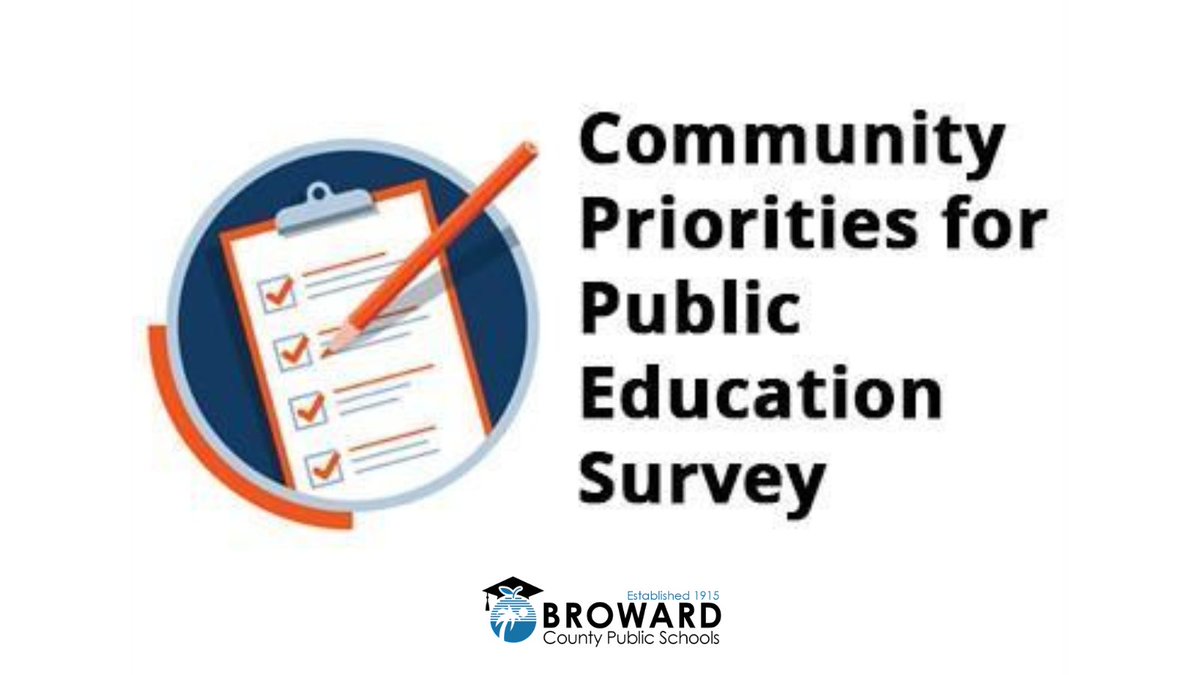 Let your voice be heard! Complete the Priorities in Public Education Survey to provide input on the District's strategic plan and the School Board’s adoption of a student outcomes focused governance approach. Survey closes at midnight on Sunday, May 15. - bit.ly/3kQX7kY