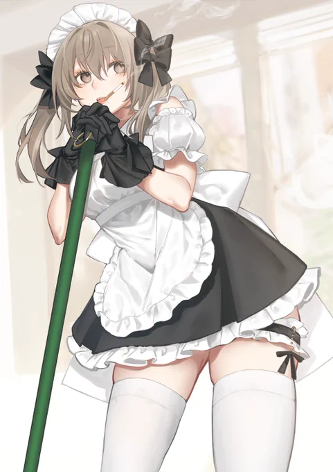 バイトのメイドちゃん
#メイドの日 #メイドの日2022 