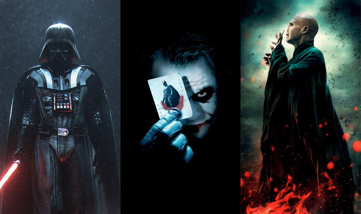 Sinema dünyasının en meşhur kötü karakterlerinden hangisi daha çok seviyorsunuz? 
Joker mi Darth Vader mı Voldemort mu?

#filmix #sinema #joker #voldemort #DarthVader