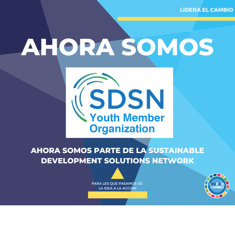 LideraCambio's tweet photo. #SDSN 

Estamos felices de compartir con ustedes que ahora somos miembros de la @SDSNYouth

Una de las redes más importantes en términos de desarrollo sostenible y juventud en el mundo. 

Seguimos creciendo y expandiendo horizontes para jóvenes. 

#LideraElCambio https://t.co/sxWHqEbkmR