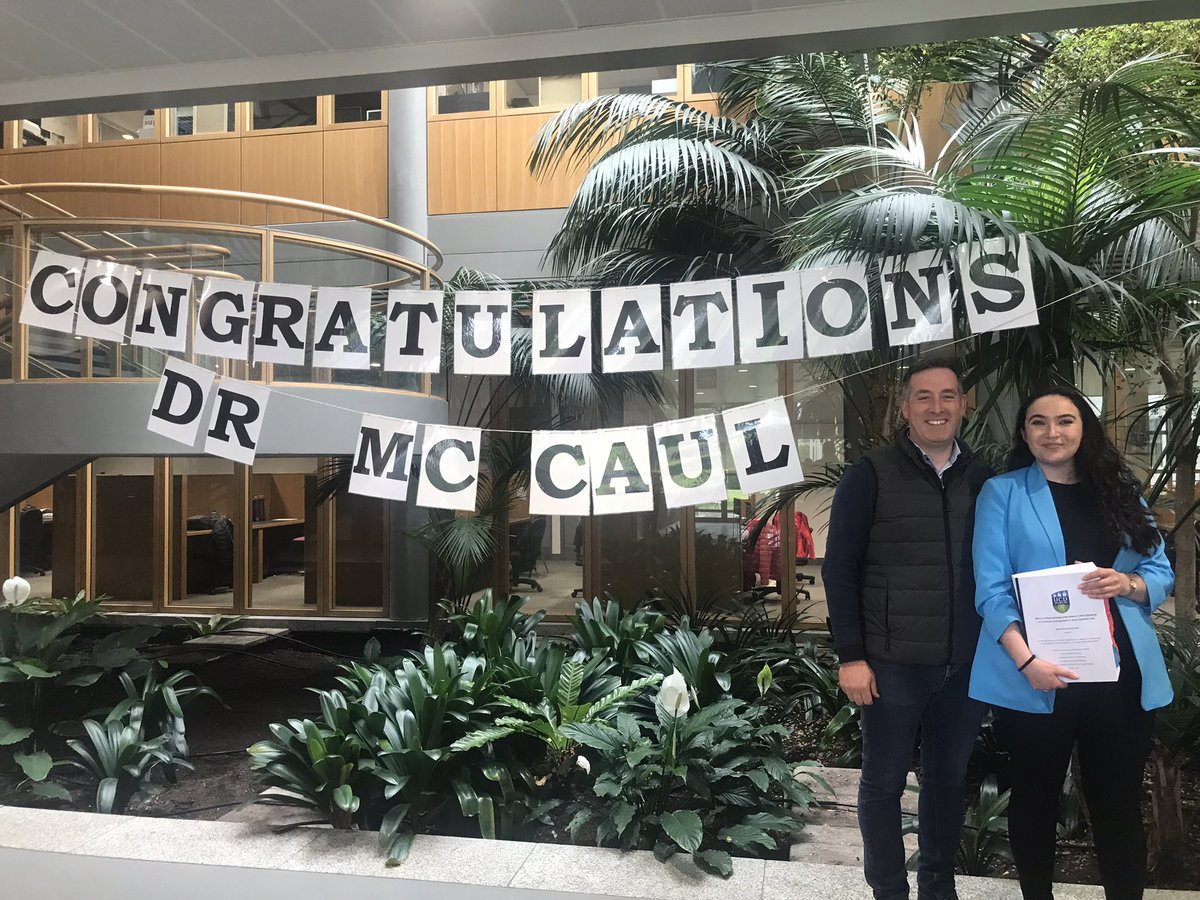 Toxicology_UCD's tweet photo. Congratulations to the new Dr McCaul @jasmin_mc 👏👏🎉🎉  and your super supervisor @craigslattery @Toxicology_UCD @UCD_Conway @ucdscience 🙌🙌 @ucddublin https://t.co/FemelEsafx