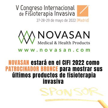<a href="/Novasan_SA/">Novasan, tu tienda de MTC</a> estará en el #cifi2022 para mostrar a los asistentes sus últimos productos de #fisioterapiainvasiva 

<a href="/socifin/">SOCIFIN</a> <a href="/USPCEU/">Universidad CEU San Pablo</a> @MedicinaCEU