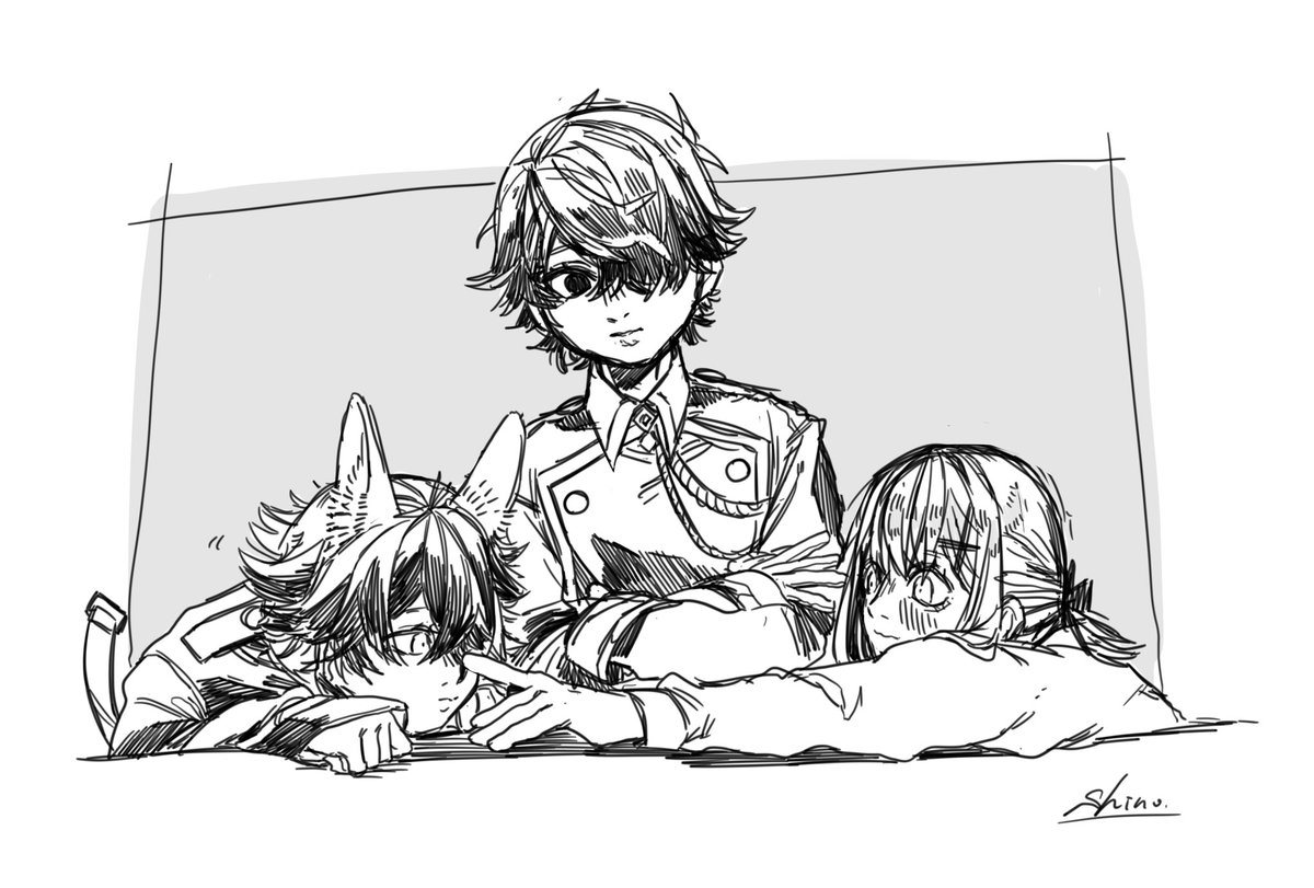 @47mikoto3510 先日こそっとフォローさせていただいたshinoと申します!軍服と美少年を主に創作してます〜
今後よろしくお願いします。 