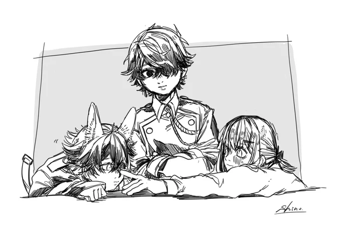 @47mikoto3510 先日こそっとフォローさせていただいたshinoと申します!軍服と美少年を主に創作してます〜
今後よろしくお願いします。 