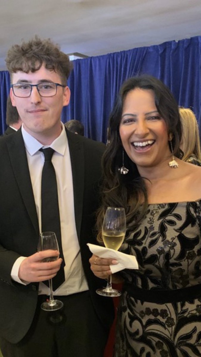 ranvir01's tweet photo. I was thrilled to be at #Baftas2022 last night with brilliant @UCLan journalism graduate @owenthompson__ who now works @GMB .. He assures me he was just as thrilled to share a glass of bubbly with me .. 😂 #chancellor #uclan @journalismuclan https://t.co/Uw2kXdtQgZ