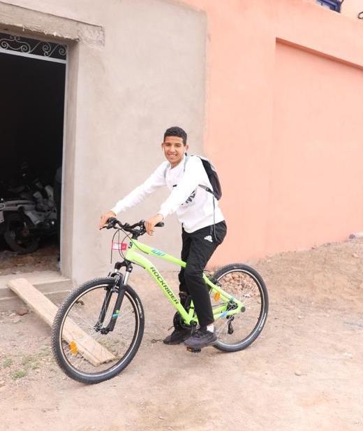 MohamedDekkak1's tweet photo. Anouar Association kicks off the‘ Bike for a Cause’ program with a theme: “Bikes have the power to change the world. Cycle for a cause”, and provides bicycles to the small community in Ait Faska benefitting mostly the youth who needs transportation to school #bikeforacause https://t.co/J3vBifpeJ8