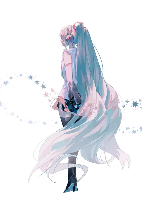 去年描いた #初音ミク 