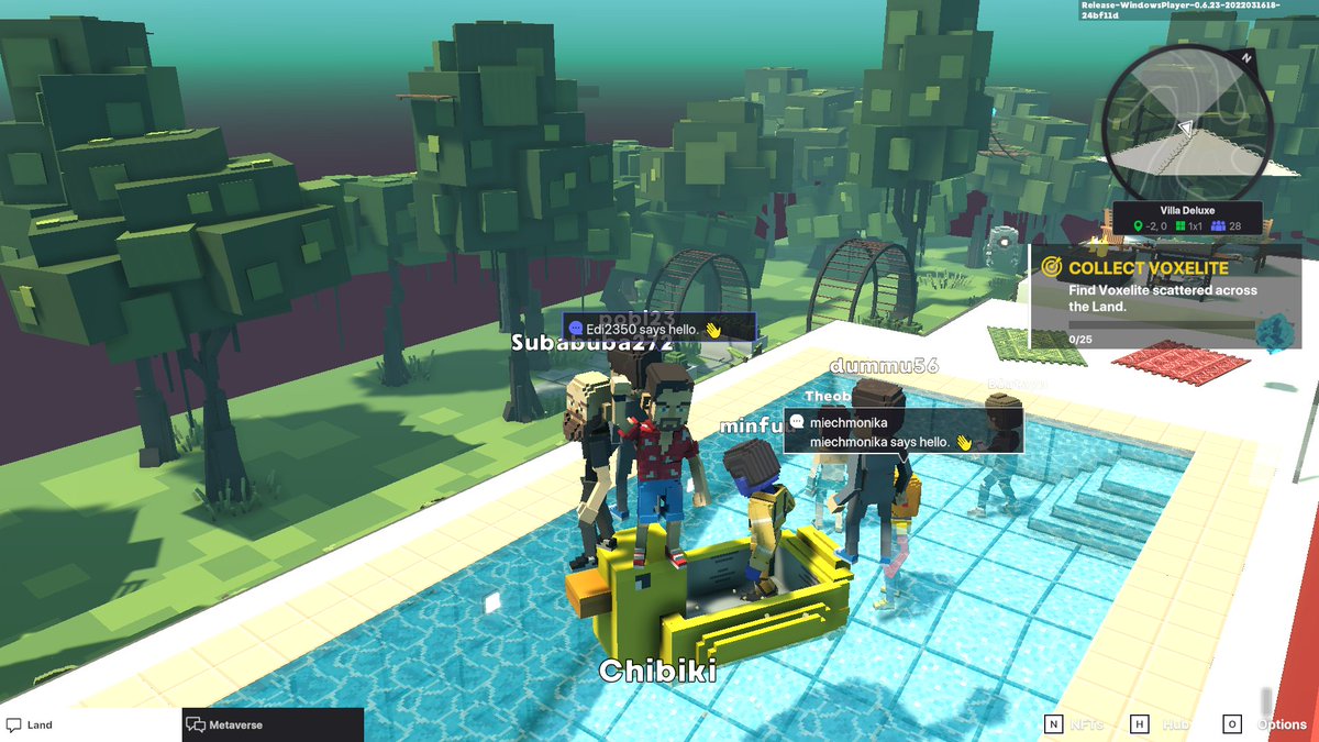 Edi2350's tweet photo. @TheSandboxGame @TheSandboxGame 
cool on a duck, but best on a sunbed
 #TheSandbox #thesandboxgame #NFT #villadeluxe #summeriscoming #Pool #Metaverse https://t.co/XwEBUKYfho