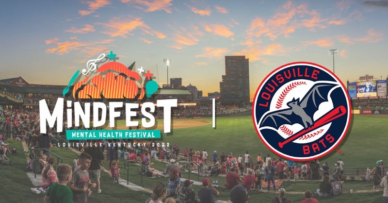 LouisvilleBats's tweet photo. We are all on the same team when it comes to Mental Health. 

Come out Thursday night to help us break the stigma as we partner with MindFest to spread awareness and encourage conversation! 

Get your tickets now 👇👇