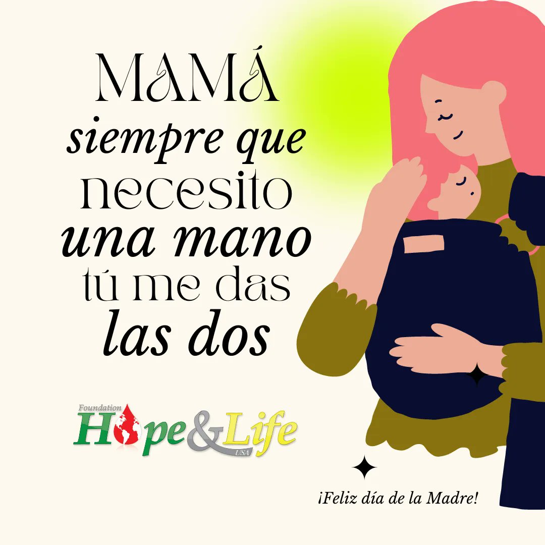 FHopeandLifeUSA's tweet photo. Admiración total para ti que eres una mujer valiente y luchadora. 

#DiaDeLaMadre https://t.co/LxX4TzEmRH