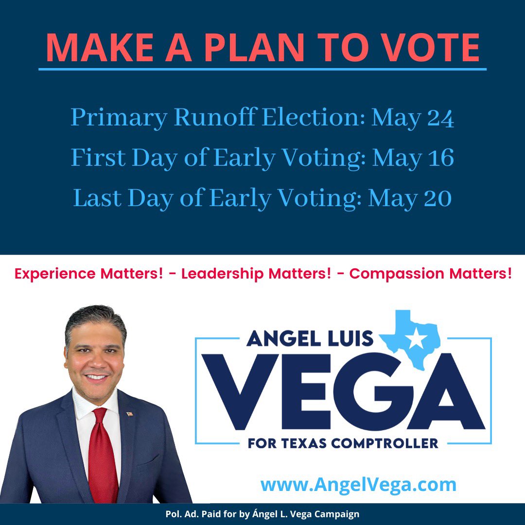 AngelLuisVega's tweet photo. Are you ready to end the Republican control in Texas? We had a wonderful weekend! OUR CAMPAIGN PROGRESS - Knocked doors since the start of the campaign: 51,300 and counting! Let’s make this happen together. #AngelLuisVega #VegaforTxComptroller
#TexasDemocrats #TxComp #VegaforTx https://t.co/9ZEIKj0xfW