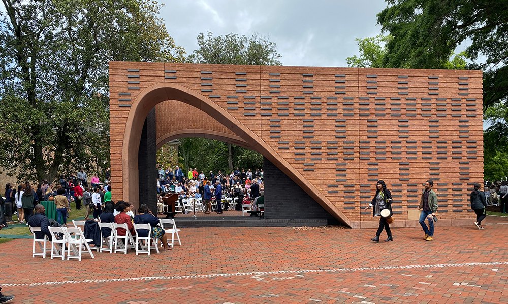 Saturday, we attended the ceremony for <a href="/williamandmary/">William & Mary</a>'s Memorial for the Enslaved. HG provided civil engineering and landscape architecture for this project. Read more on our website: bit.ly/HG-CWM-Memorial 
#civilengineering #landscapearchitecture
