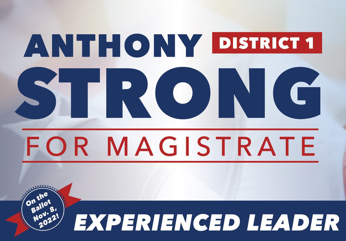 Primary Election is soon but you don’t need to look for me I am already on the Nov. 8th ballot!  Experienced Leadership