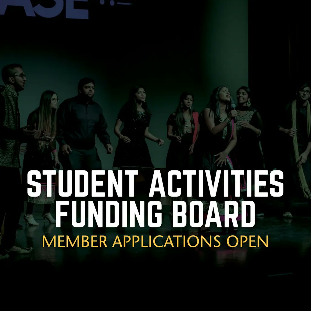 Have you considered applying to be a member of the Student Activities Funding Board? The deadline to apply is this Thursday, May 12 at midnight. buff.ly/3E8bNVA