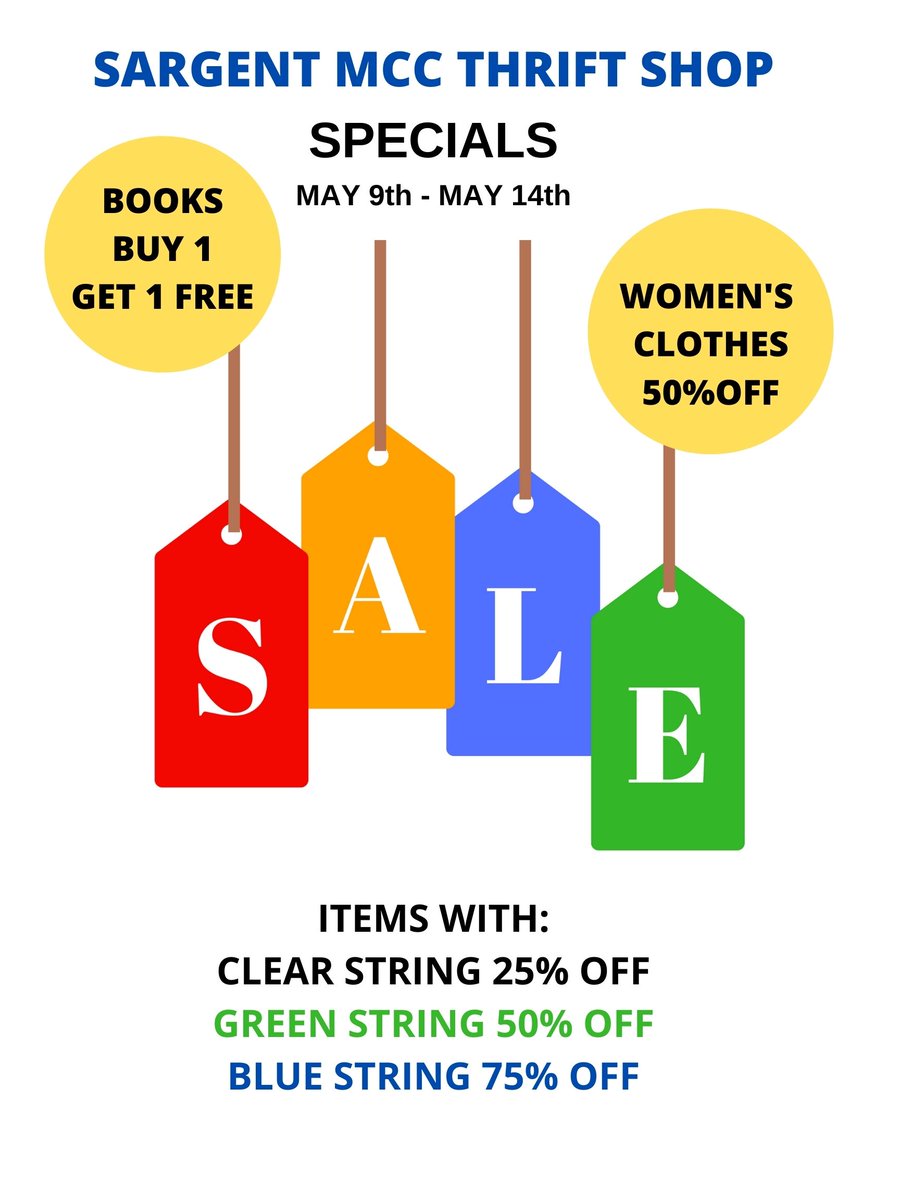 Sargent MCC Thrift (@mccsargent) on Twitter photo 