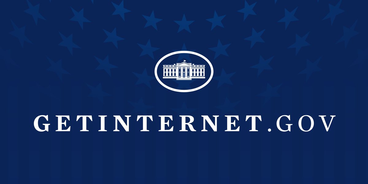 Today the White House launched getinternet.gov -- to inform, determine eligibility, and sign up for Affordable Connectivity Program.

--> stay tuned today for analysis from NDIA!