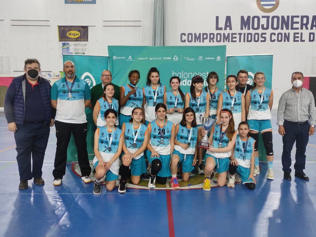 cbalmeria's tweet photo. Nuestros Infantil femenino Cajamar CB Almería se proclama subcampeón provincial tras caer ante @cblamojonera en un vibrante y disputado partido 

Enhorabuena a nuestro equipo rival y mucha suerte a nuestras chicas para el CADEBA 

#Competimosformando 
#Formamoscompitiendo https://t.co/VexuT84z3R