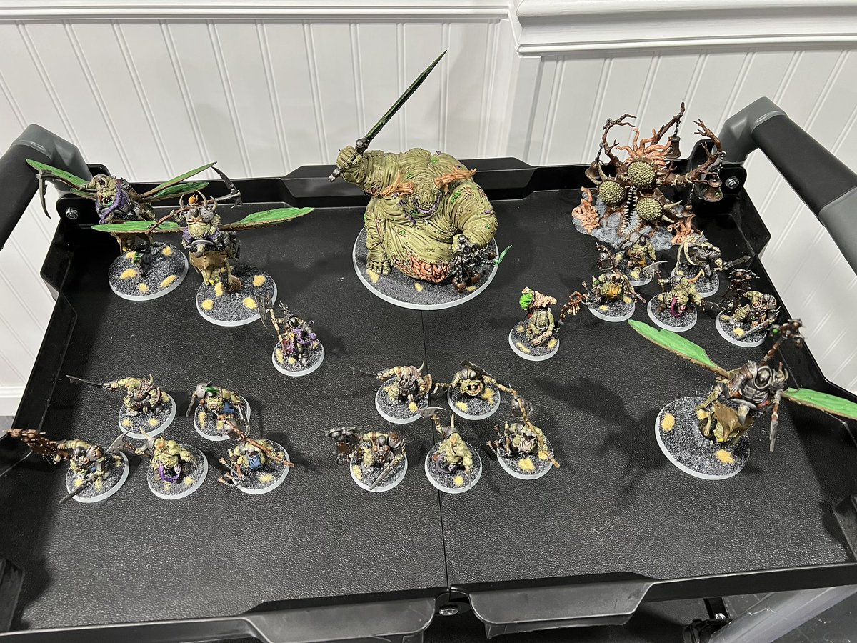 Hero_Jones9's tweet photo. These 2 pictures are of the lists I am taking to Vault Wars GT this coming weekend.
#VaultWars
#WarhammerCommunity
#Nurgle
#Maggotkin https://t.co/9QKKVlUJL1