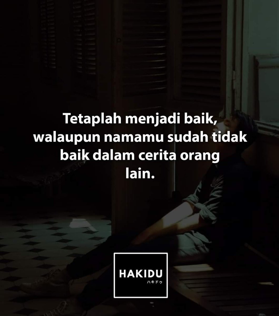 ryu34244's tweet photo. Tetap lah jadi baik https://t.co/yqIQod6qyl