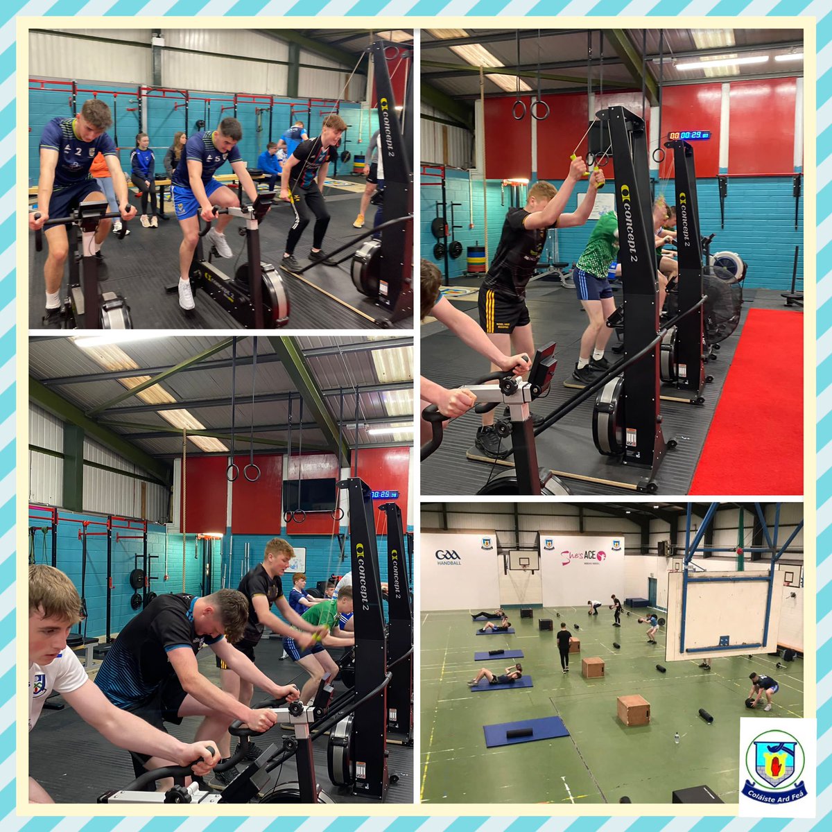 BHCMonaghan's tweet photo. Delighted to welcome @LargyOfficial @OLSSBlayney & @CblayneyCollege today for the inaugural #CrossFit style #SchoolFitness games supported by #RamFit. Well done to @OLSSBlayney @CblayneyCollege winners today! @theNSMonaghan https://t.co/b2GjZV41ku