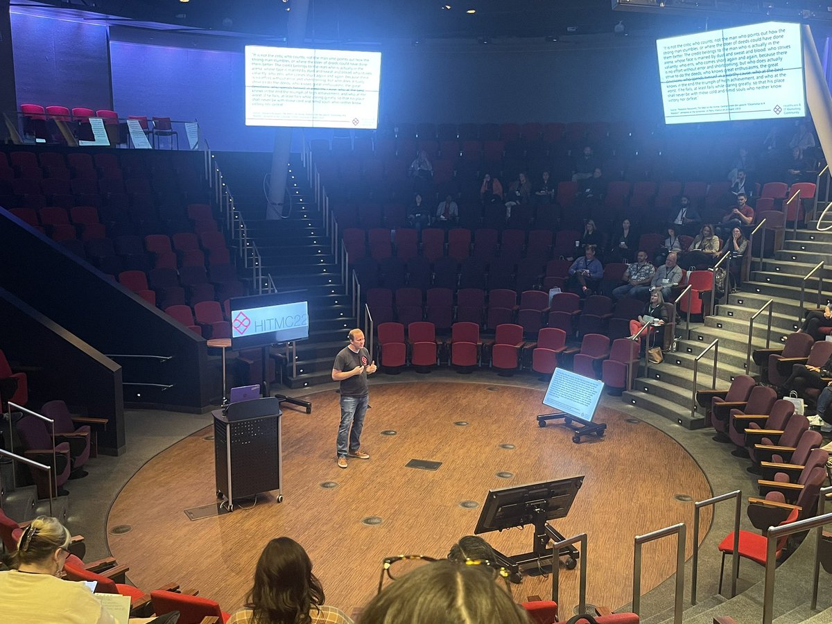 MatterComm's tweet photo. Great to hear from @techguy at the #HITMC22 opening session! #MatterHealth @HITMarketingPR https://t.co/pPSS2ratF7