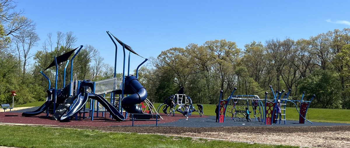 Our new playground is OPEN and we have some super excited <a href="/MRS_Eagles/">Millstone River</a>! <a href="/WWP_Schools/">WW-P School District</a>