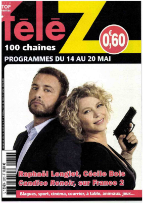 francetvpro's tweet photo. #LaPresseEnParle @France2tv 

Cette semaine, "Candice Renoir" est en couverture de @Telepoche et Télé Z 

La saison 10 inédite est à découvrir dès le :
📅vendredi 20 mai à 21.05

Avec #CecileBois et #RaphaelLenglet

#Creation #Serie @Francetele https://t.co/pIPB3moVjf
