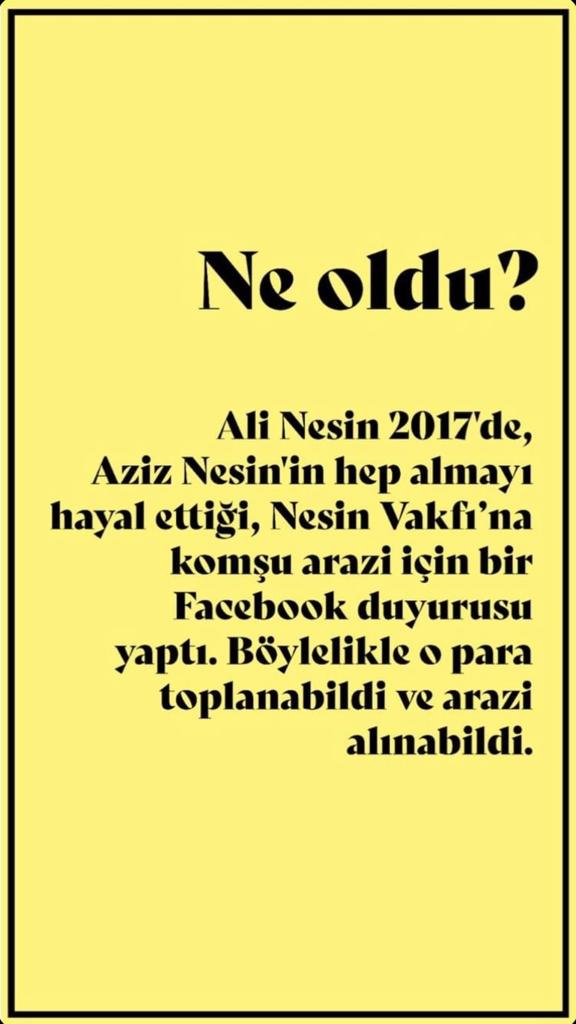 #NesinVakfıYalnızDeğildir
