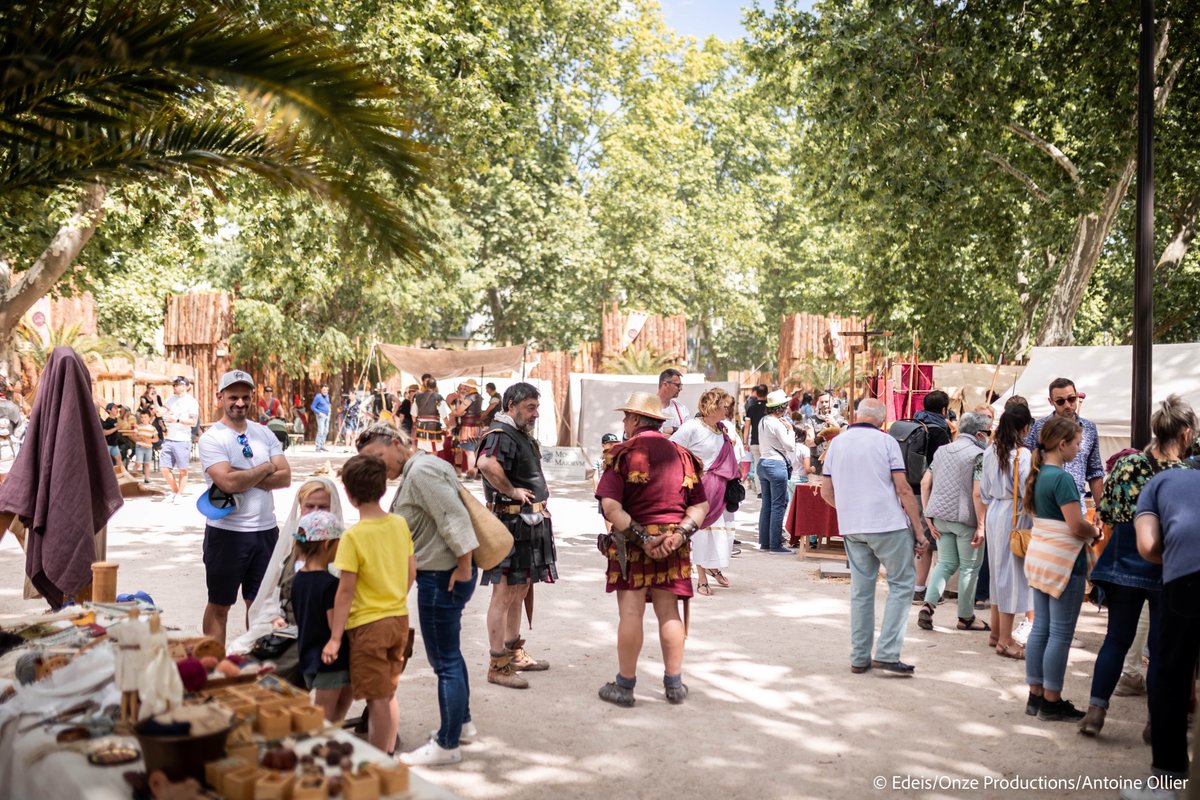 ArenesNimes_off's tweet photo. Les #JournéesRomaines sont terminées ! Merci à tous d’avoir animé avec nous cet #évènement historique et immersif qui a plongé notre ville à l’époque Romaine.⏳

Crédits photos : @EdeisOfficiel - Onze Productions - Antoine Ollier - Quentin James

#ArenesdeNimes @nimes https://t.co/ST9iv599db