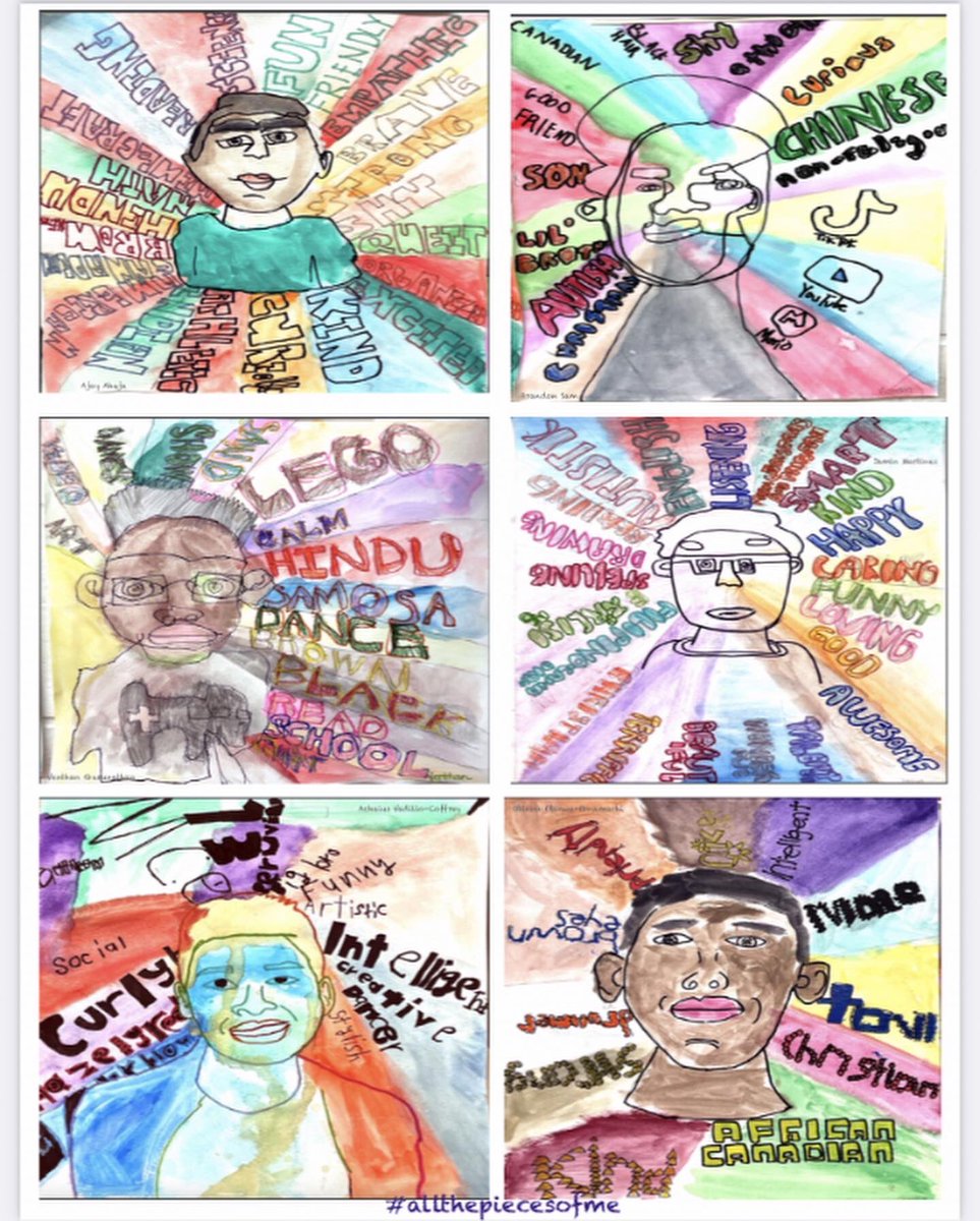 TDSB_CYS's tweet photo. Look at the beautiful works of arts submitted by TDSB students in grade 8, for this years #allthepiecesofme Mental Health &amp; Well Being 2022 poster contest. Thank you; Ajay, Brandon,Venthan, Jamin, Obinna, and Achaius. @tdsb_mhwb https://t.co/NoL8LIunma