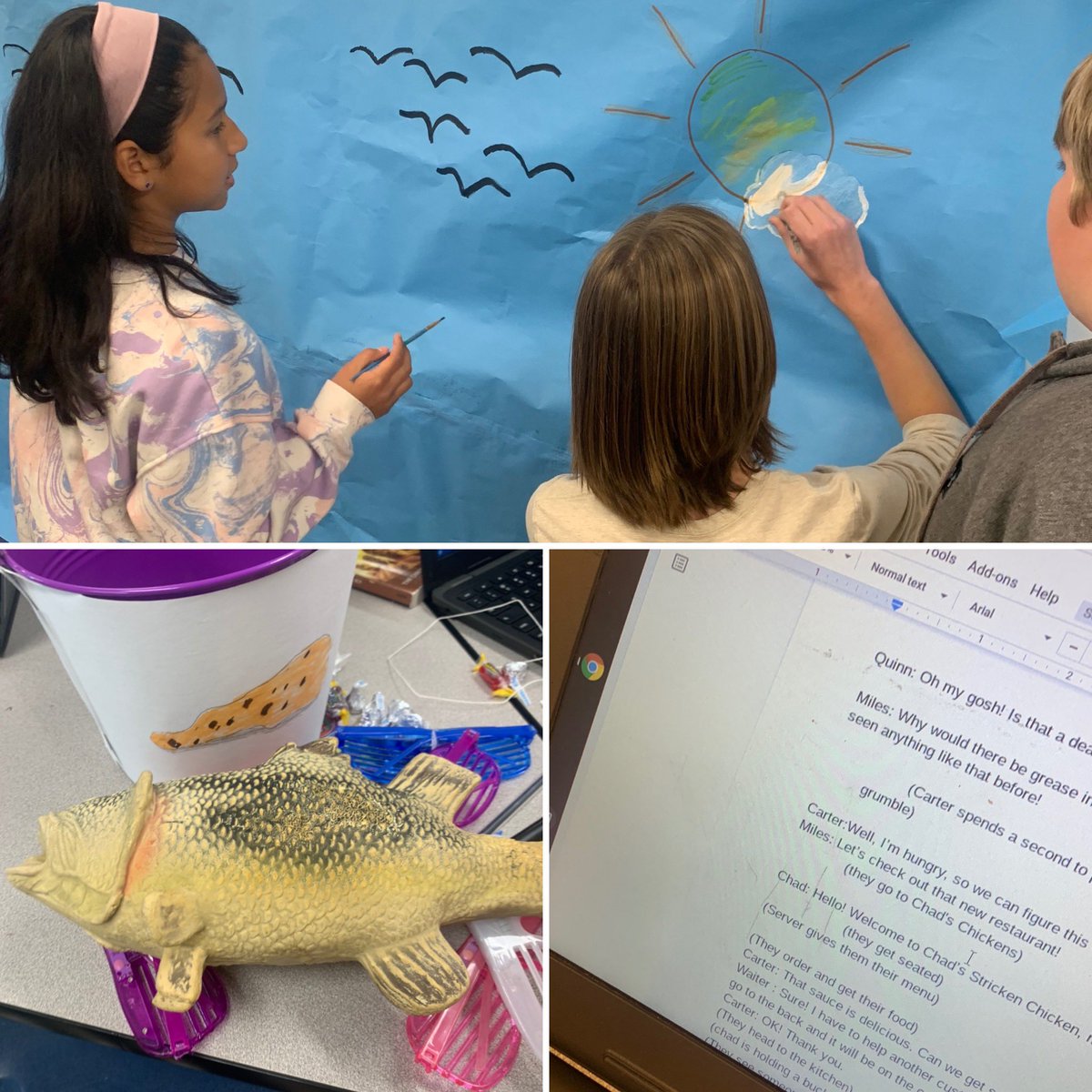 #gifted 5th grade <a href="/WOESwildcats/">Whiteoak Elementary School Wildcats</a> are hard at work creating sets, props, and a script to teach others the importance of keeping waterways clean. I can’t wait to attend their film premier.