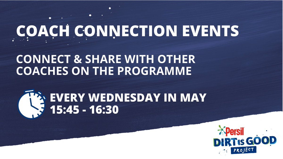 Are you a Coach on the Dirt Is Good Schools Programme? If yes, join us at tomorrow's online connection event & hear from a Guest Speaker Coach who will share their insights, top tips & cover key areas of the programme. 👉Register: dirtisgoodproject.com/uk/about/events #DirtIsGoodProject