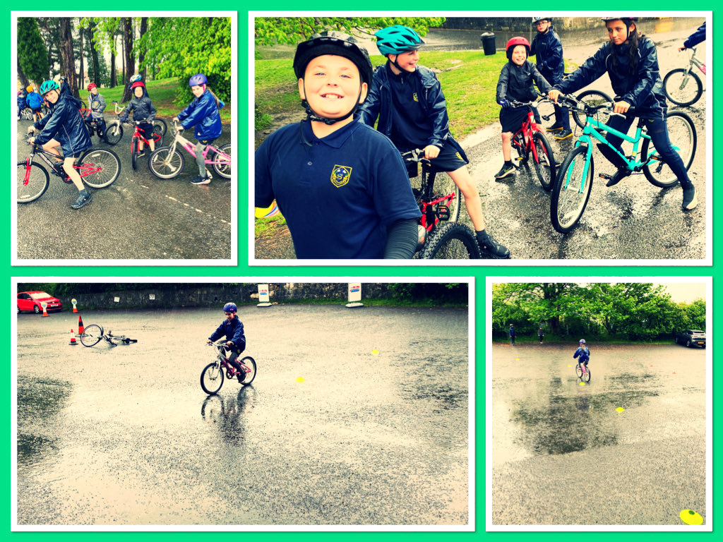 fernhillp4's tweet image. What a great afternoon!Even the rain couldn’t stop bikeabilty! Drenched through, but still smiling! ⁦⁦@fernhillp6⁩ ⁦@FernhillPe⁩ ⁦@fernhillp5⁩.                                 #SkillsForLife
#CoreValuesInAction #Confidence