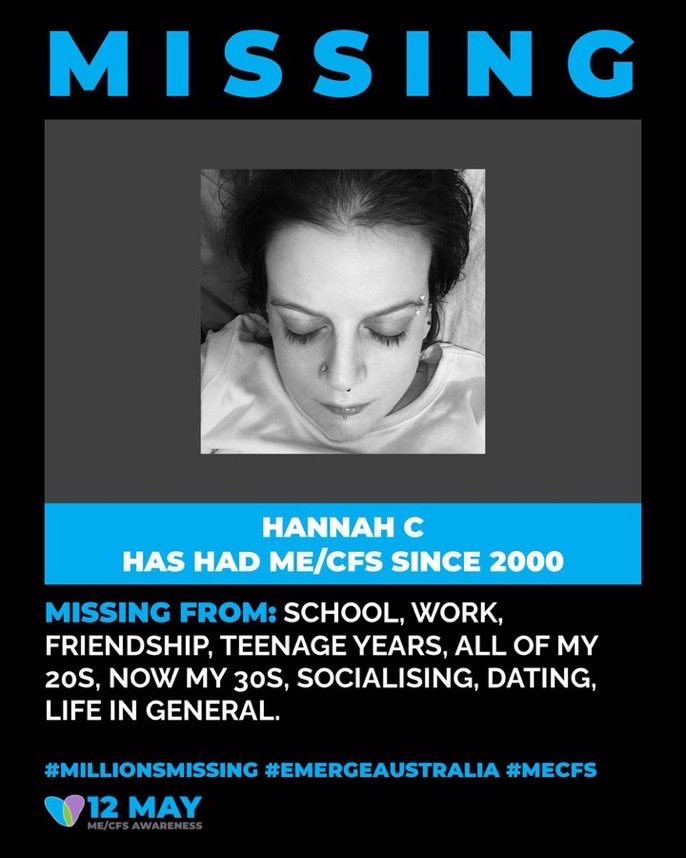 PipsMiniTwee's tweet photo. May is #MEawarenessMonth &amp; today marks the start of #MEawarenessWeek 
I became ill in 2000, aged 14 but, prob’ had it longer.
l’m now 36 &amp; been fully
housebound for over 2.5 yrs. 
ME is often mocked, misunderstood &amp; belittled. 
Often we exist not live,it ruins lives 🙏
#MEnotCFS https://t.co/SbLcRrRMQ8