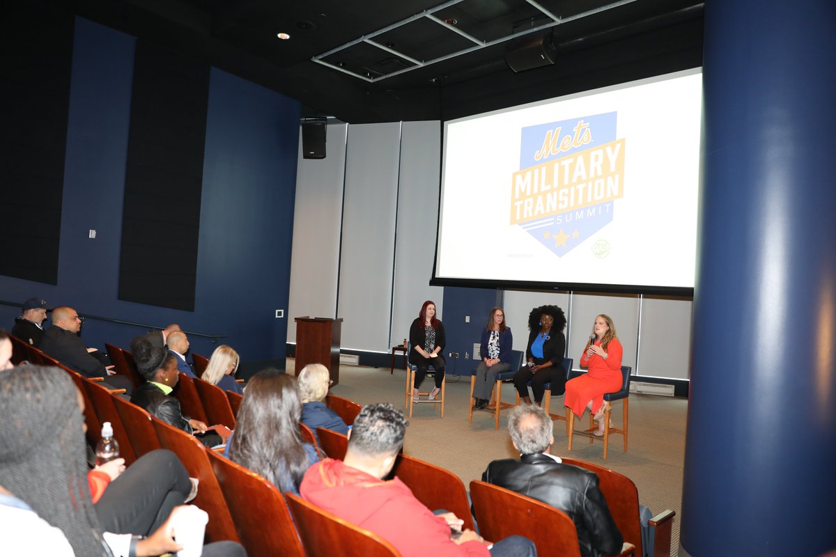 AmazinMetsFdn's tweet photo. This weekend, we hosted 60+ members of our armed forces for the second annual #MilitaryTransitionSummit @CitiField!

As these individuals transition back into civilian life, we are honored to have a small role in kickstarting their future success and thank them for their service! https://t.co/F25sJo9WQC
