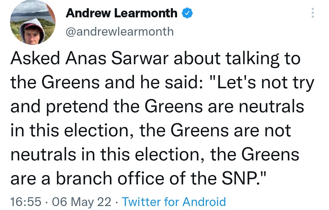 CWintersgill's tweet photo. @MccailColl If only Scottish labour showed a bit of respect and treated the greens for what they are an independent party with many of the same goals of Slabour 
https://t.co/tTWYPya9PC https://t.co/KVwY9OlxEC